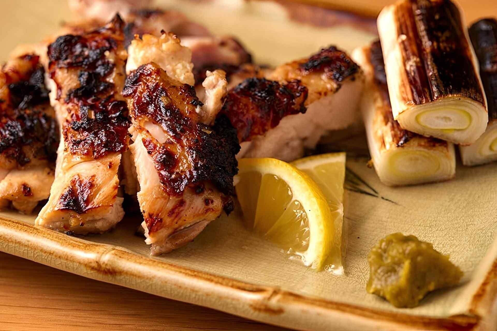 鶏の塩レモン焼き